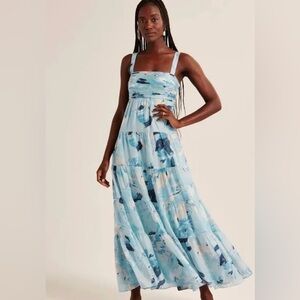 Abercrombie and Fitch Tiered Babydoll Maxi